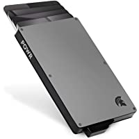 POWR Portatarjetas de Metal- Tarjeta RFID sin Contacto para Hombres